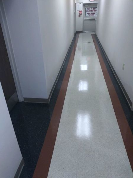 Floor Cleaning of 10,500 sq ft College in Mullins, SC (1)