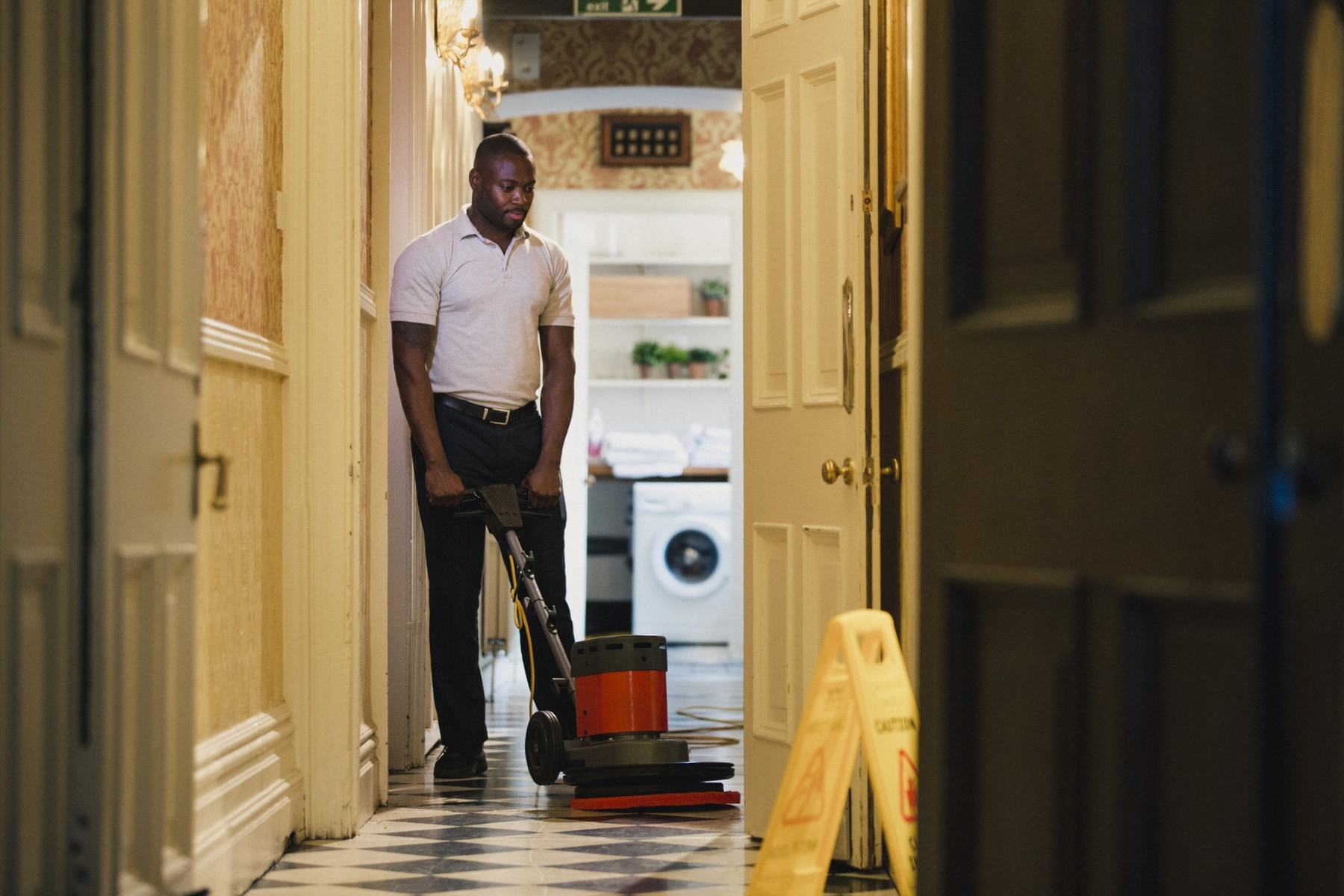 Floor Stripping And Waxing By C W Janitorial Company Inc